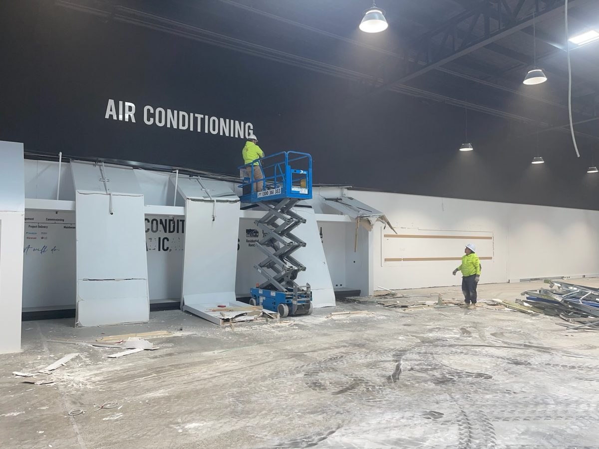 Empty cold shell office after commercial strip out